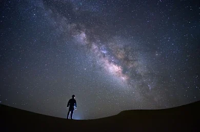 milky-way-galaxy-man-standing-260nw-1232300044